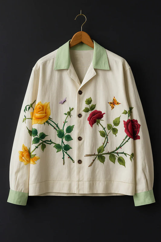 Cuban Collar Oversize Shirt