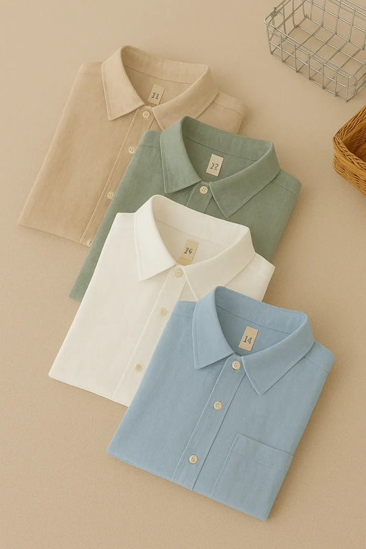 Mens Casual Men's Long Sleeve ( Pack of 4 )