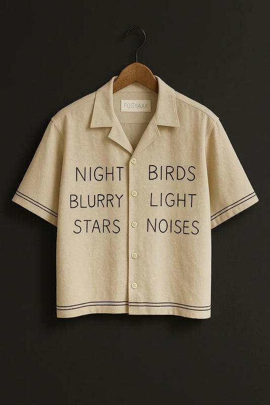 Premium Oversize Shirt Night Bird