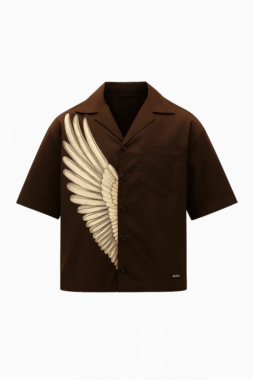 Cuban Collar oversize shirt