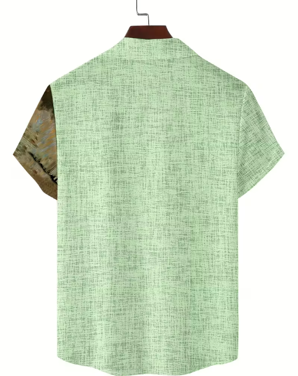 [Elephant] Men's Vintage Elephant Family Shirt